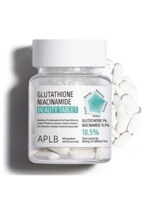 APLB Glutathione Niacinamide Beauty Tablet 500mg x 30 Tablets