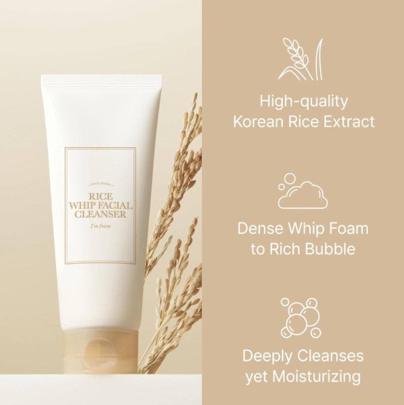I AM FROM RICE WHIP FACIAL CLEANSER - Image 4