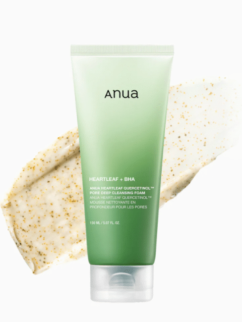 ANUA HEARTLEAF QUERCETINOL PORE DEEP CLEANSING FOAM 150ml